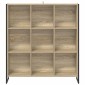 vidaXL Βιβλιοθήκη 99.5 x 30 x 108.5 εκ Επεξεργασμένο Ξύλο Σονόμα