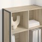 vidaXL Βιβλιοθήκη 99.5 x 30 x 108.5 εκ Επεξεργασμένο Ξύλο Σονόμα
