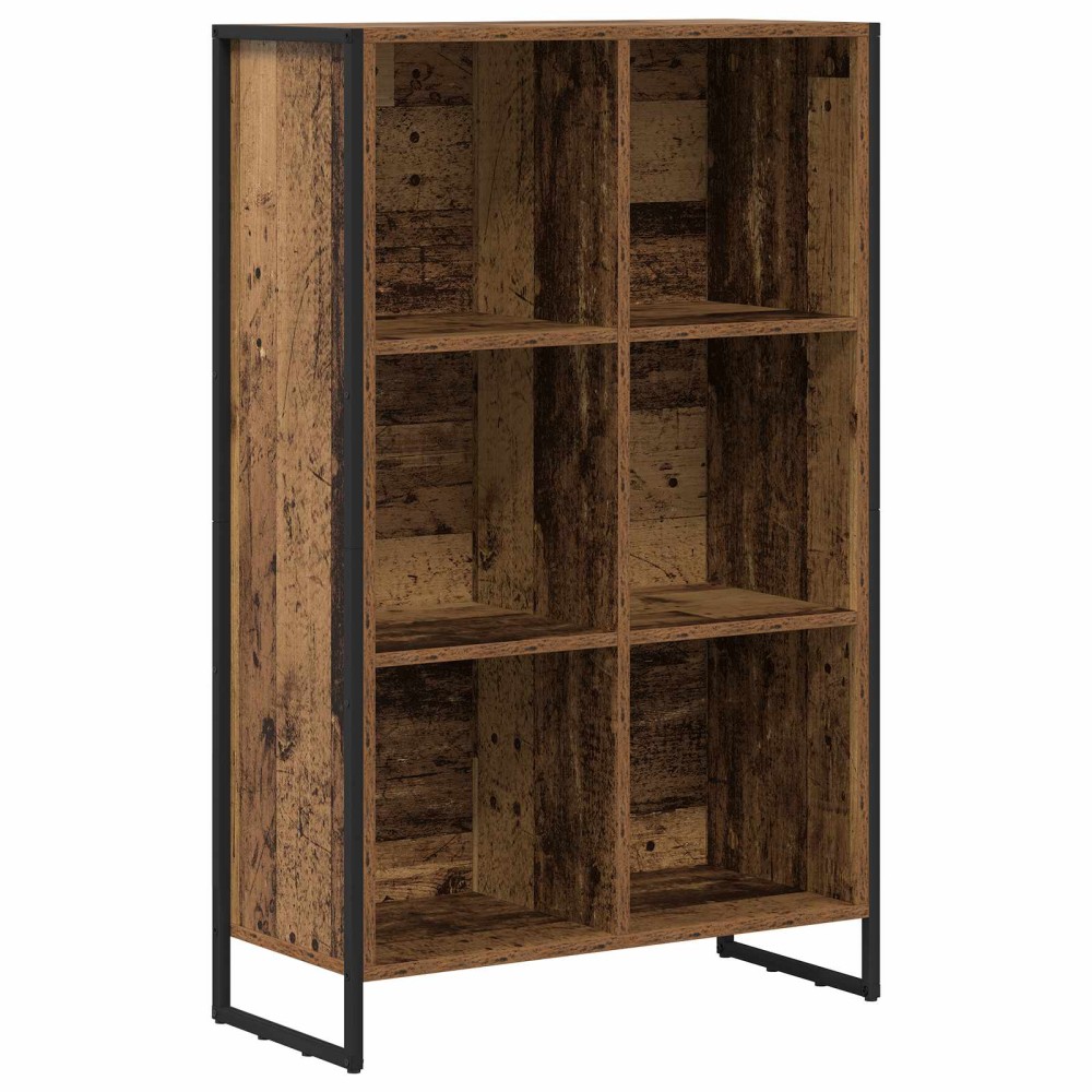 vidaXL Βιβλιοθήκη 99.5 x 30 x 108.5 εκ Επεξεργασμένο Ξύλο Παλιό Ξύλο