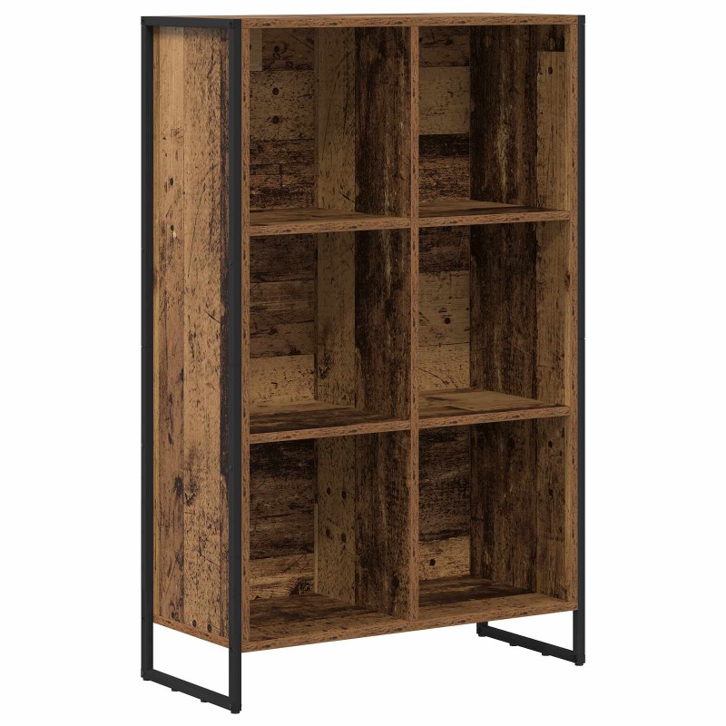 vidaXL Βιβλιοθήκη 99.5 x 30 x 108.5 εκ Επεξεργασμένο Ξύλο Παλιό Ξύλο
