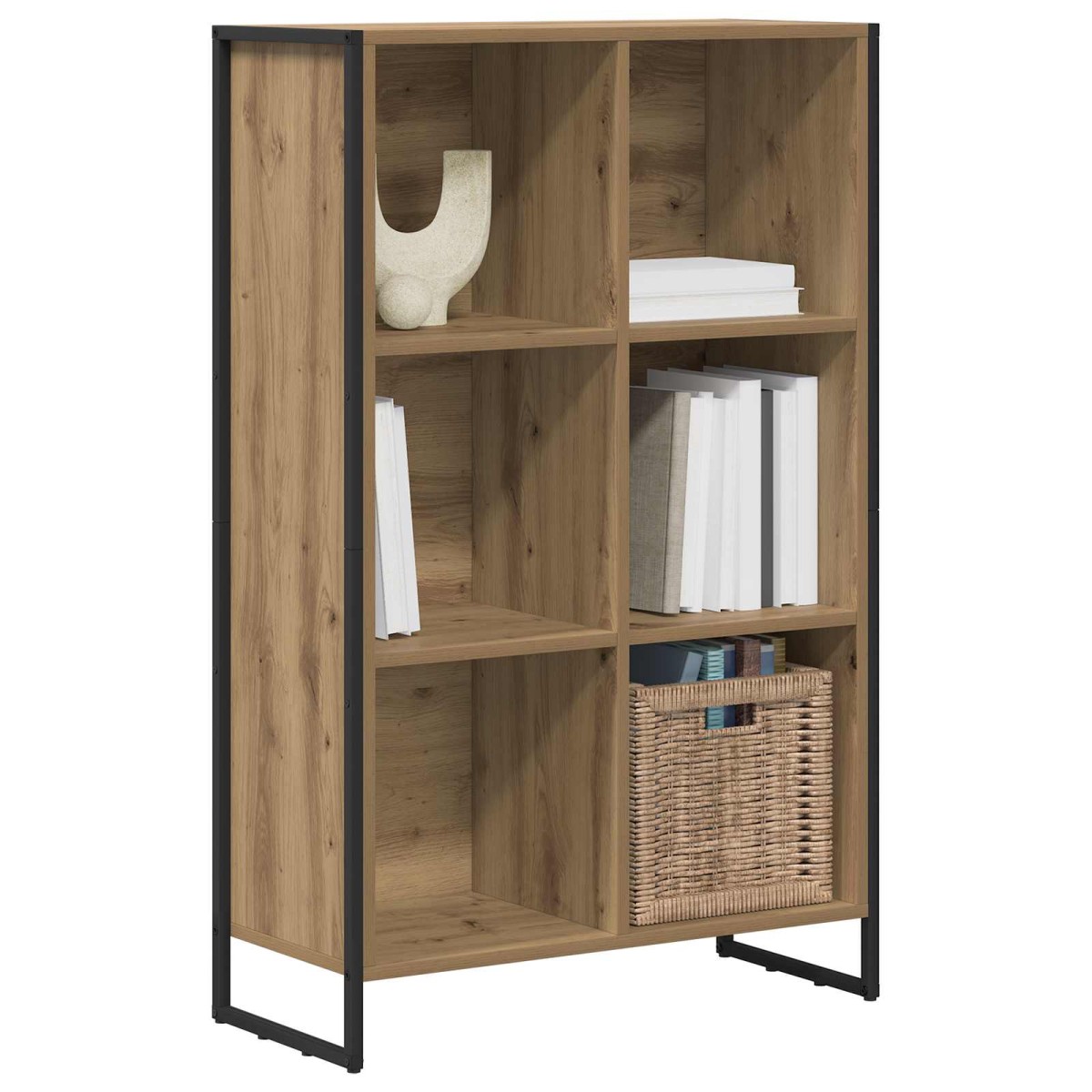 vidaXL Βιβλιοθήκη 99.5 x 30 x 108.5 εκ Επεξεργασμένο Ξύλο