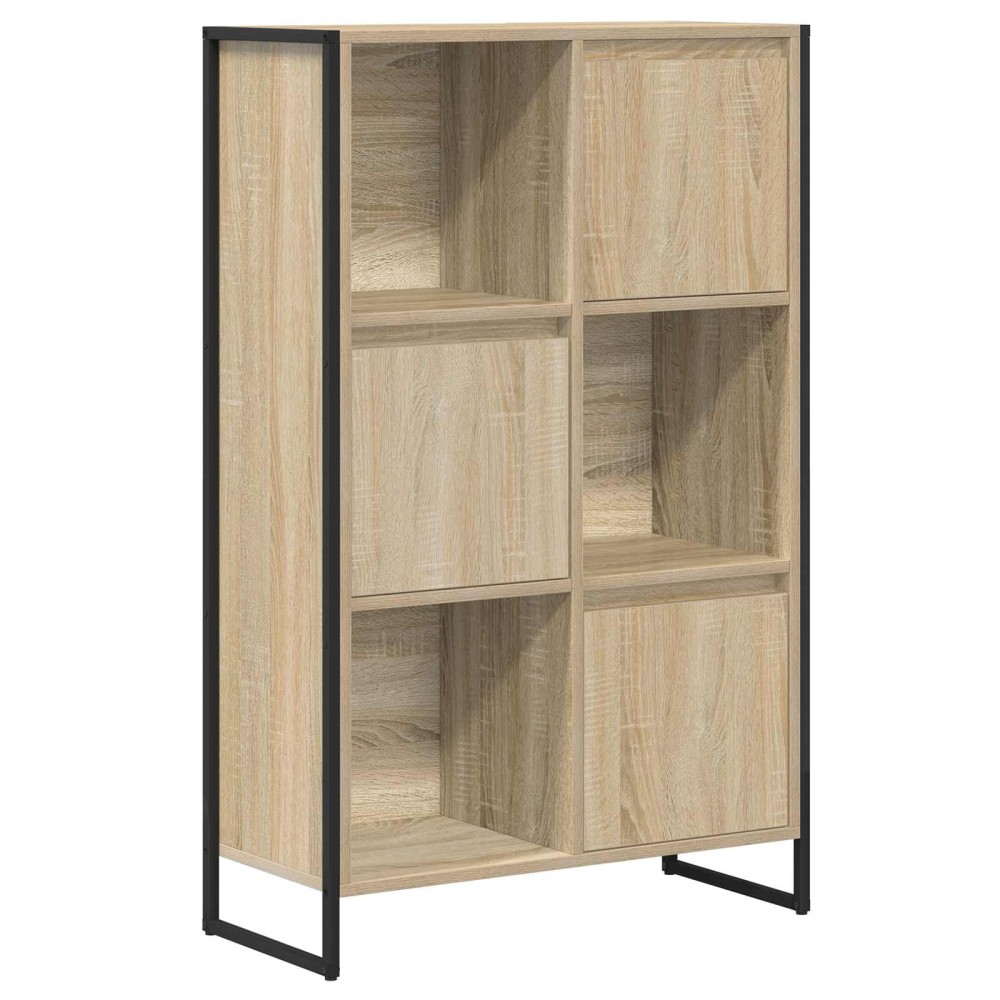 vidaXL Βιβλιοθήκη 68 x 30 x 108.5 εκ. Επεξεργασμένο Ξύλο Σονόμα