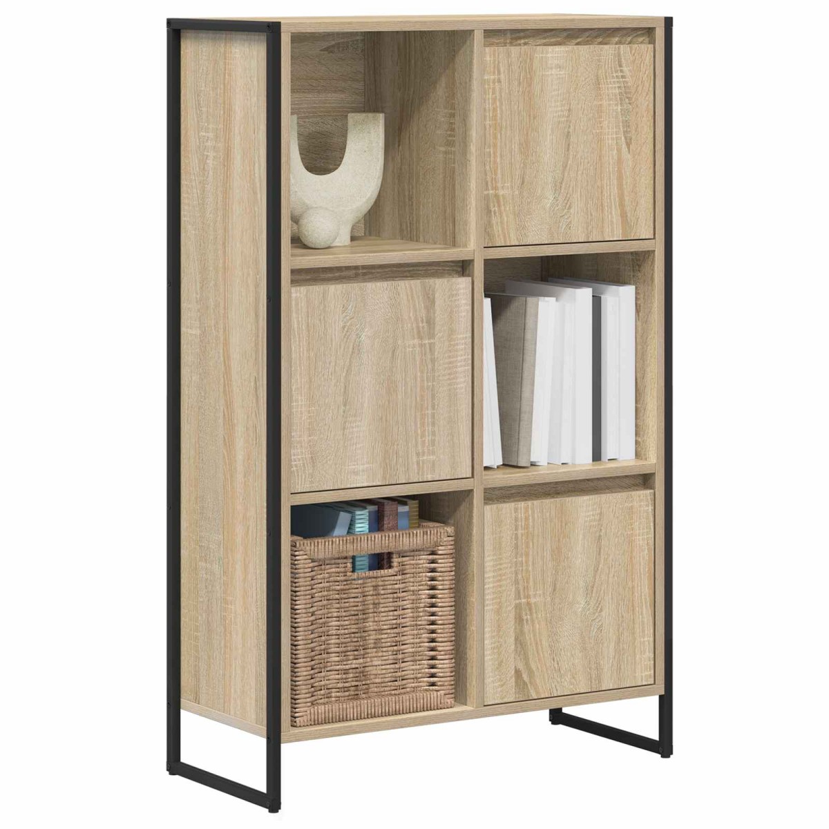 vidaXL Βιβλιοθήκη 68 x 30 x 108.5 εκ. Επεξεργασμένο Ξύλο Σονόμα