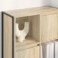 vidaXL Βιβλιοθήκη 68 x 30 x 108.5 εκ. Επεξεργασμένο Ξύλο Σονόμα