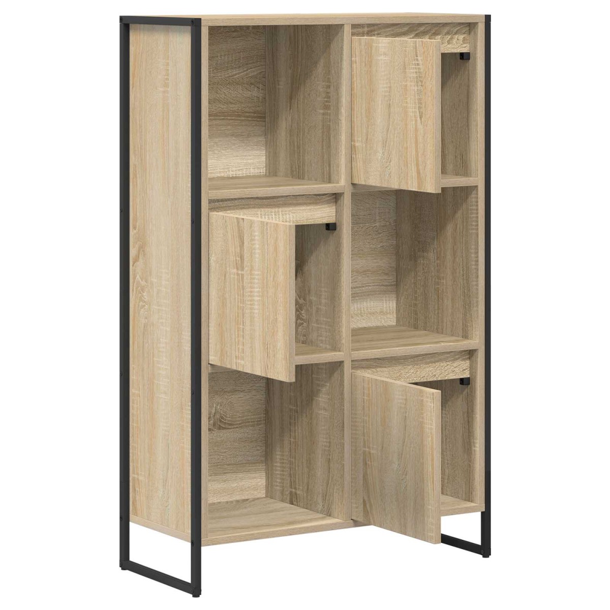 vidaXL Βιβλιοθήκη 68 x 30 x 108.5 εκ. Επεξεργασμένο Ξύλο Σονόμα