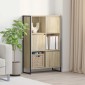 vidaXL Βιβλιοθήκη 68 x 30 x 108.5 εκ. Επεξεργασμένο Ξύλο Σονόμα