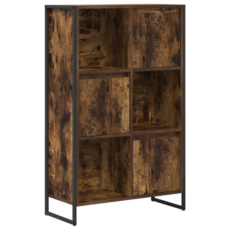 vidaXL Βιβλιοθήκη 68 x 30 x 108.5 εκ. Επεξεργασμένο Ξύλο Καπνιστό Δρύς