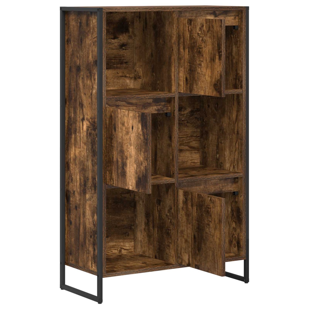 vidaXL Βιβλιοθήκη 68 x 30 x 108.5 εκ. Επεξεργασμένο Ξύλο Καπνιστό Δρύς
