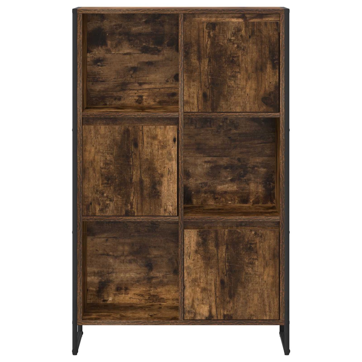 vidaXL Βιβλιοθήκη 68 x 30 x 108.5 εκ. Επεξεργασμένο Ξύλο Καπνιστό Δρύς