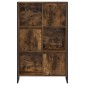 vidaXL Βιβλιοθήκη 68 x 30 x 108.5 εκ. Επεξεργασμένο Ξύλο Καπνιστό Δρύς
