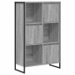 vidaXL Βιβλιοθήκη 68 x 30 x 108.5 εκ. Επεξεργασμένο Ξύλο Γκρίζο Σονομα