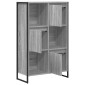 vidaXL Βιβλιοθήκη 68 x 30 x 108.5 εκ. Επεξεργασμένο Ξύλο Γκρίζο Σονομα