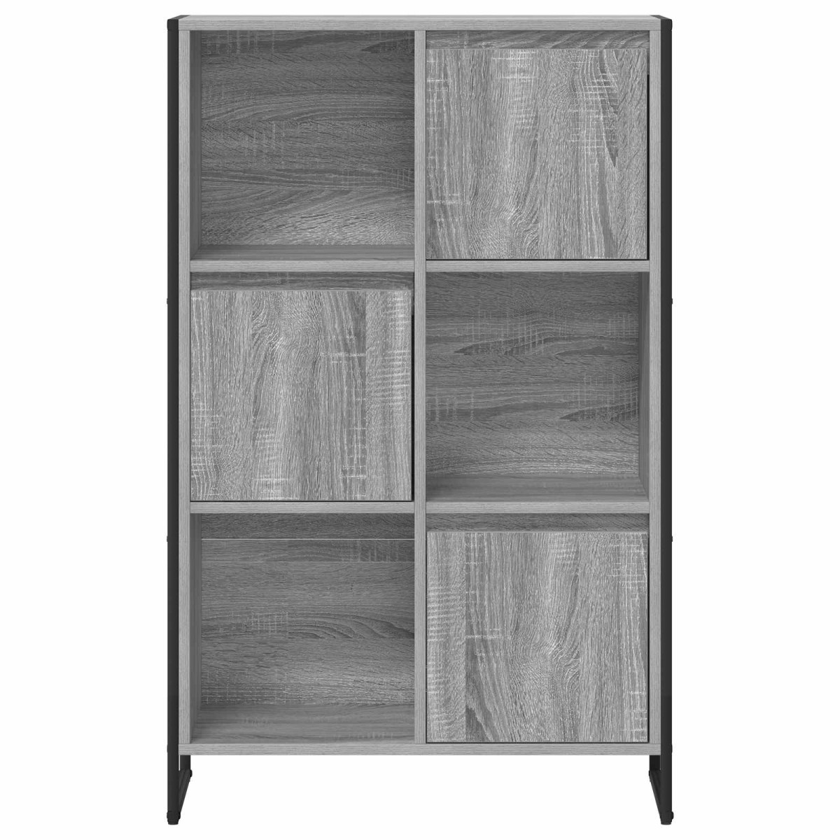 vidaXL Βιβλιοθήκη 68 x 30 x 108.5 εκ. Επεξεργασμένο Ξύλο Γκρίζο Σονομα