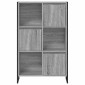 vidaXL Βιβλιοθήκη 68 x 30 x 108.5 εκ. Επεξεργασμένο Ξύλο Γκρίζο Σονομα