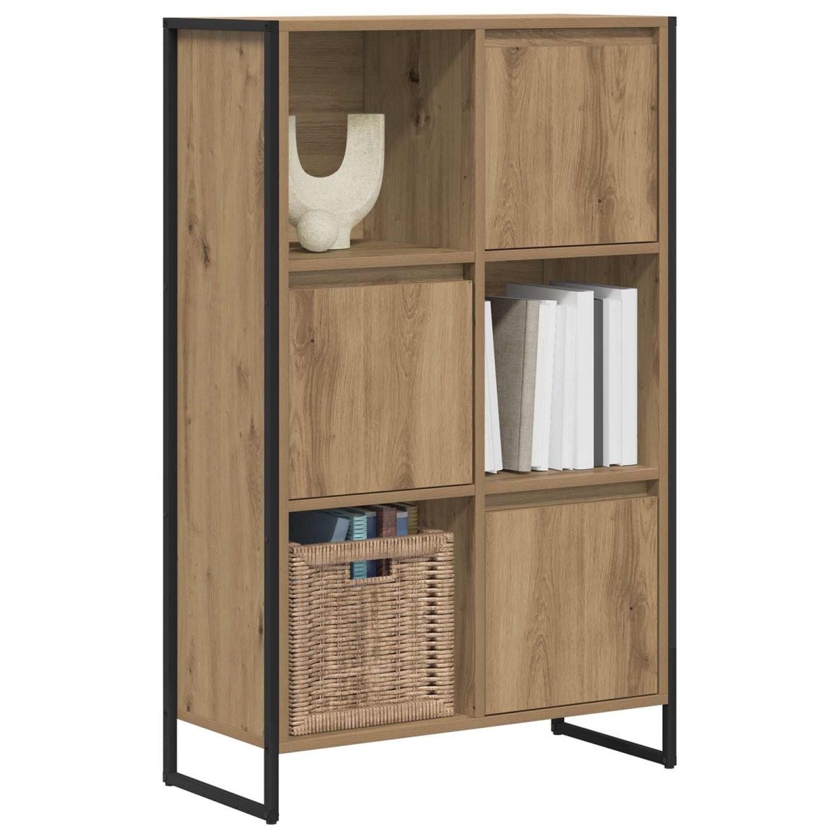 vidaXL Βιβλιοθήκη 68 x 30 x 108.5 εκ. Επεξεργασμένο Ξύλο