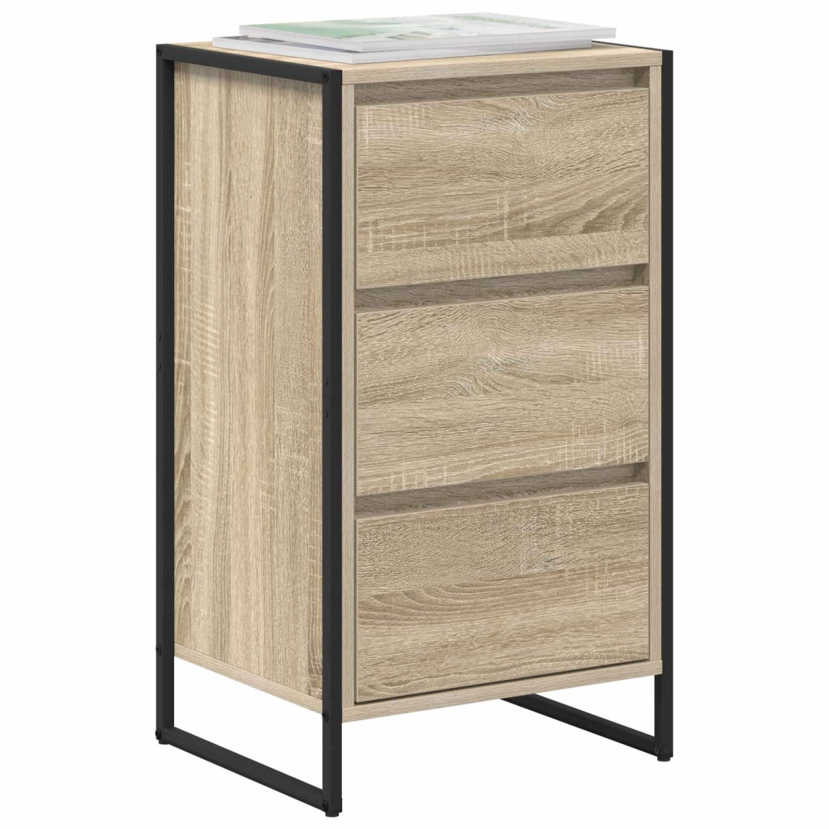 vidaXL Πλαϊνό γραφείο Σονόμα 42 x 36 x 75.5 εκ. Επεξεργασμένο Ξύλο