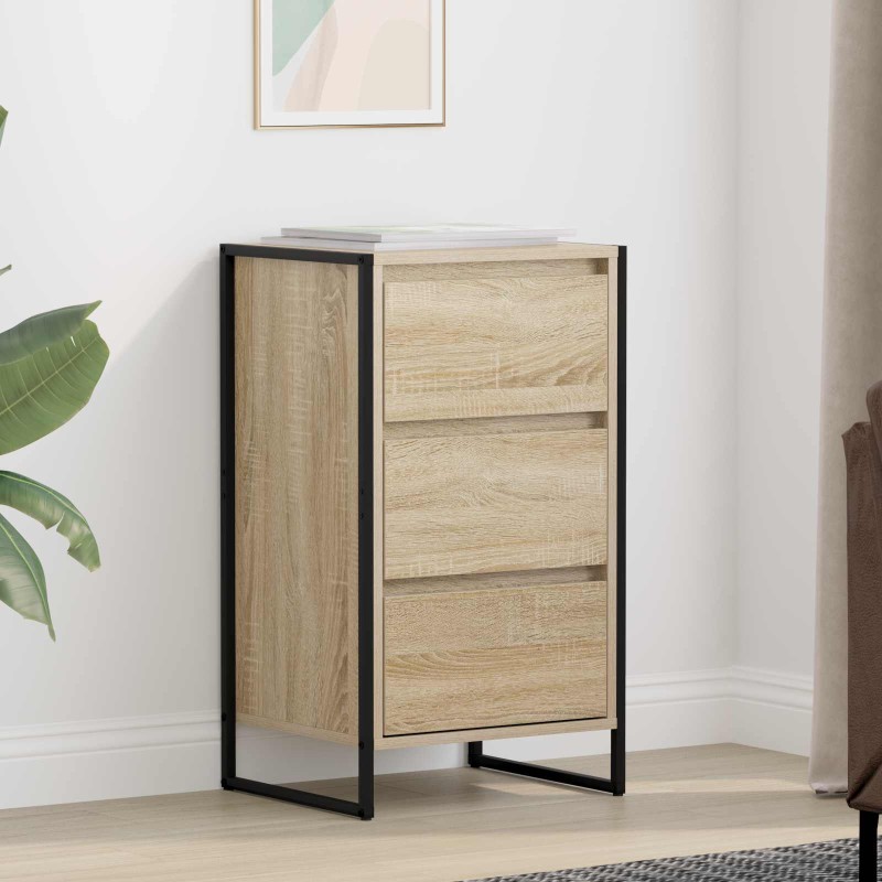 vidaXL Πλαϊνό γραφείο Σονόμα 42 x 36 x 75.5 εκ. Επεξεργασμένο Ξύλο