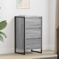 vidaXL Πλαϊνό γραφείο Γκρίζο Σονομα 42 x 36 x 75.5 εκ.