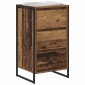 vidaXL Πλαϊνό γραφείο Παλιό Ξύλο 42 x 36 x 75.5 εκ. Επεξεργασμένο Ξύλο