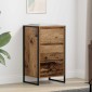 vidaXL Πλαϊνό γραφείο Παλιό Ξύλο 42 x 36 x 75.5 εκ. Επεξεργασμένο Ξύλο