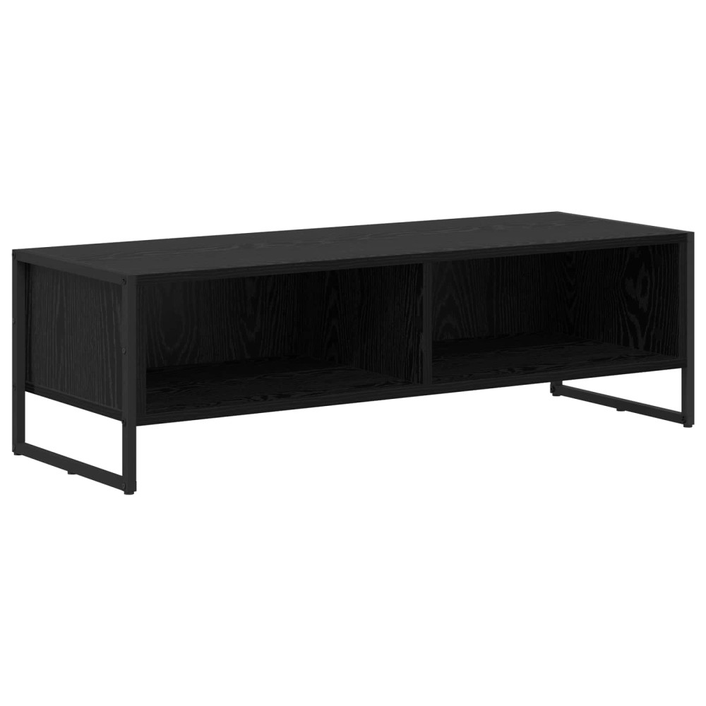 vidaXL Ντουλάπι TV 100 x 36.5 x 30.5 εκ Μαύρη Οξυά Επεξεργασμένο Ξύλο
