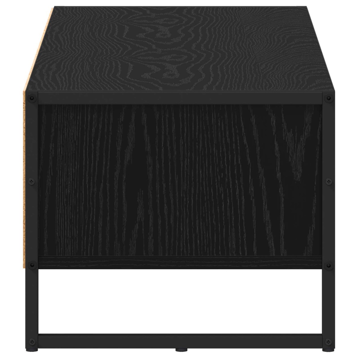 vidaXL Ντουλάπι TV 100 x 36.5 x 30.5 εκ Μαύρη Οξυά Επεξεργασμένο Ξύλο
