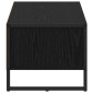 vidaXL Ντουλάπι TV 100 x 36.5 x 30.5 εκ Μαύρη Οξυά Επεξεργασμένο Ξύλο