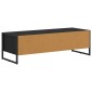 vidaXL Ντουλάπι TV 100 x 36.5 x 30.5 εκ Μαύρη Οξυά Επεξεργασμένο Ξύλο