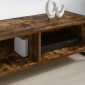 vidaXL Ντουλάπι TV 100 x 36.5 x 30.5 εκ Καπνιστό Δρύς
