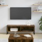 vidaXL Ντουλάπι TV 100 x 36.5 x 30.5 εκ Καπνιστό Δρύς