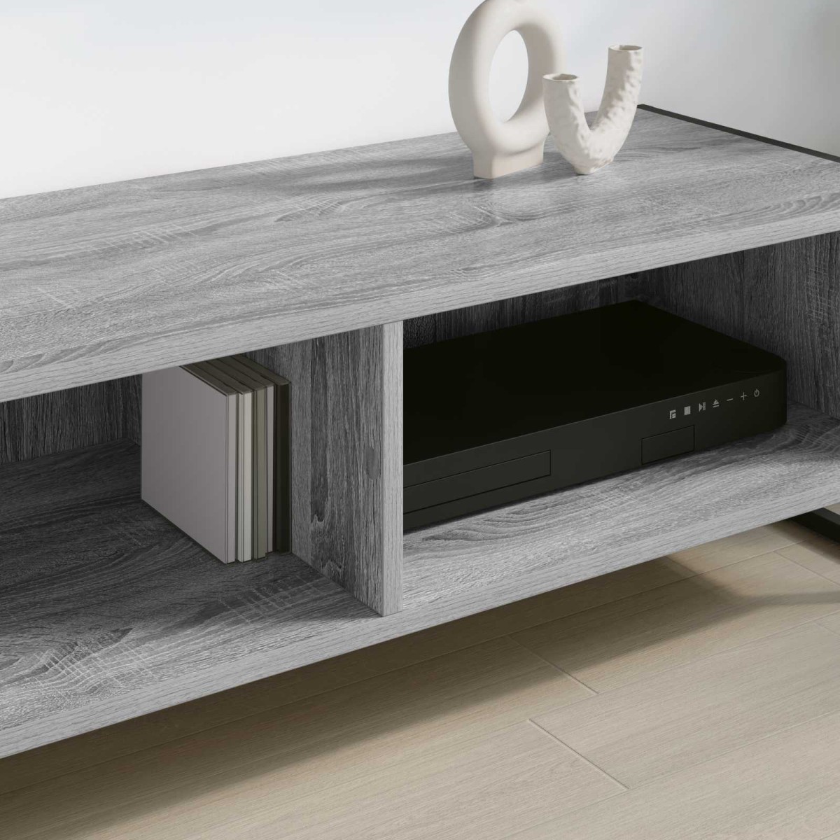 vidaXL Ντουλάπι TV 100 x 36.5 x 30.5 εκ Γκρίζο Σονομα