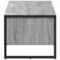 vidaXL Ντουλάπι TV 100 x 36.5 x 30.5 εκ Γκρίζο Σονομα
