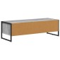 vidaXL Ντουλάπι TV 100 x 36.5 x 30.5 εκ Γκρίζο Σονομα