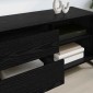 vidaXL Ντουλάπι TV 100 x 36 x 49,5 εκ Μαύρη Οξυά Επεξεργασμένο Ξύλο