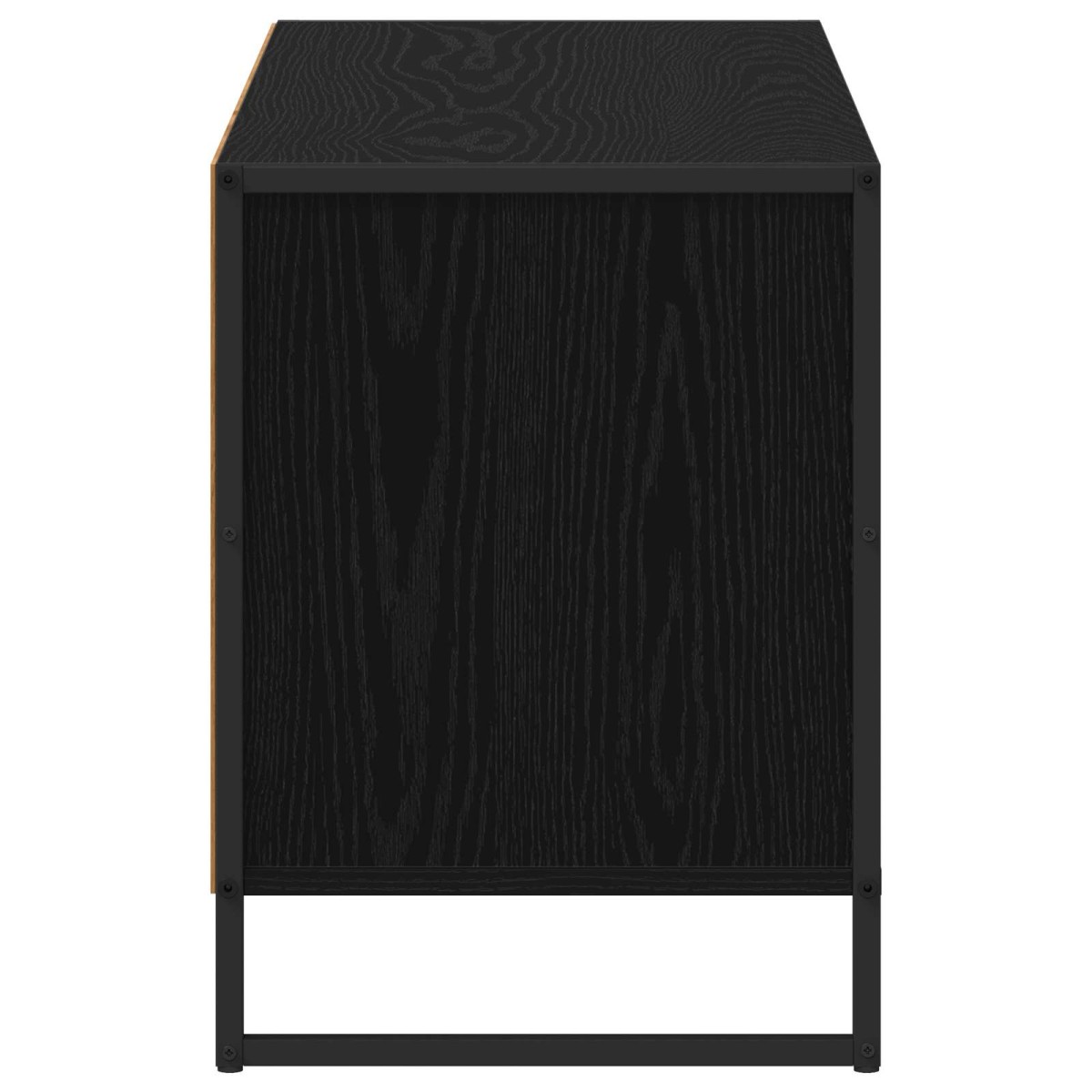 vidaXL Ντουλάπι TV 100 x 36 x 49,5 εκ Μαύρη Οξυά Επεξεργασμένο Ξύλο