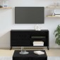 vidaXL Ντουλάπι TV 100 x 36 x 49,5 εκ Μαύρη Οξυά Επεξεργασμένο Ξύλο