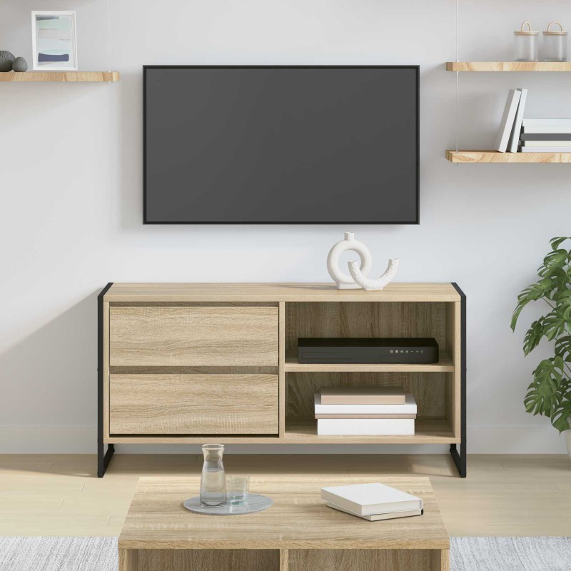 vidaXL Ντουλάπι TV 100 x 36 x 49,5 εκ Σονόμα Επεξεργασμένο Ξύλο
