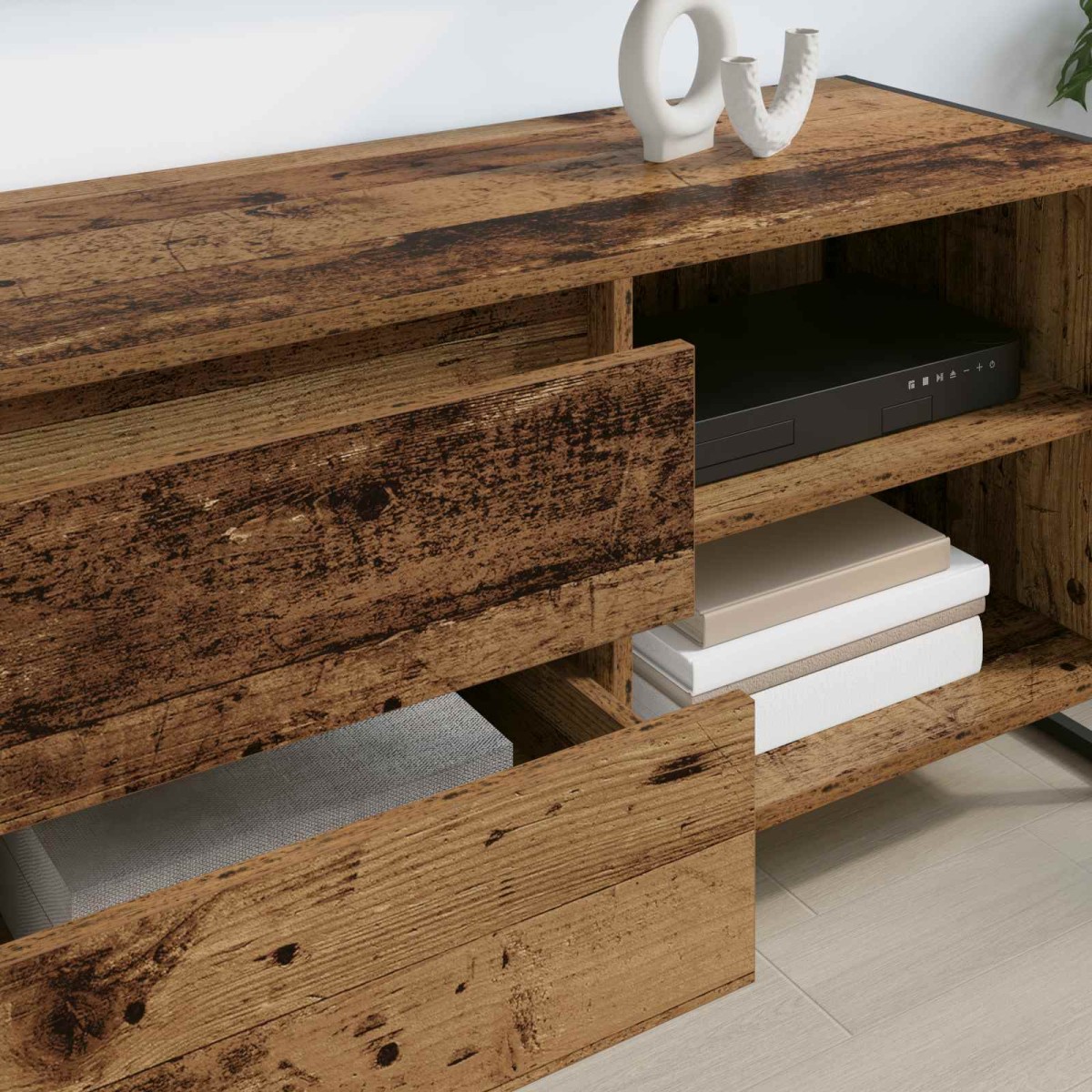 vidaXL Ντουλάπι TV 100 x 36 x 49,5 εκ Παλιό Ξύλο Επεξεργασμένο Ξύλο