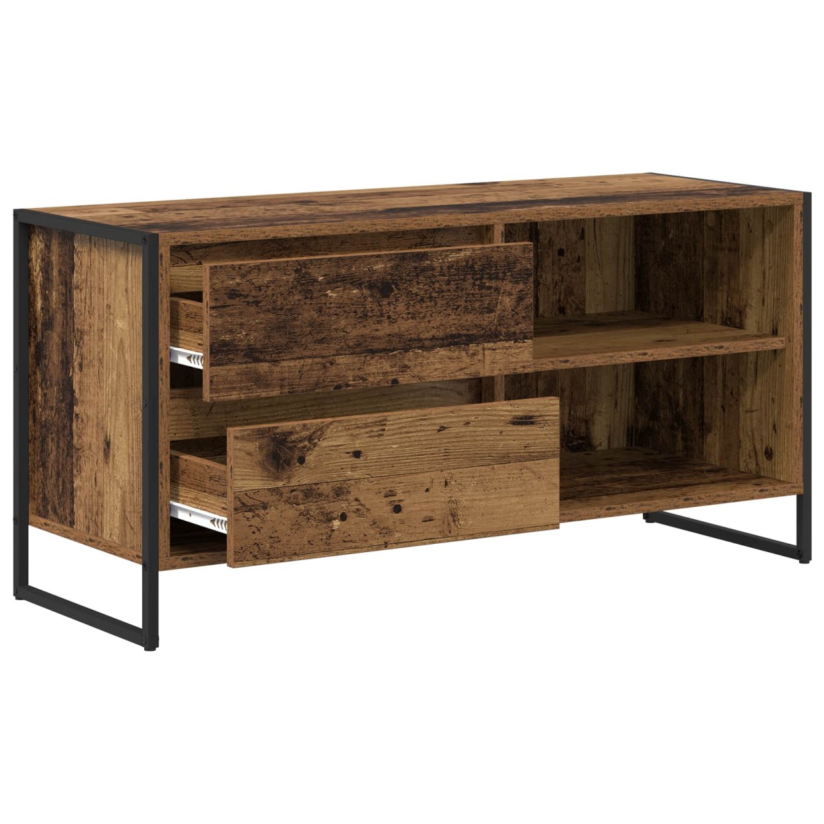 vidaXL Ντουλάπι TV 100 x 36 x 49,5 εκ Παλιό Ξύλο Επεξεργασμένο Ξύλο