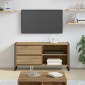 vidaXL Ντουλάπι TV 100 x 36 x 49,5 εκ Καρυδιά Χειροποίητης Εργασίας