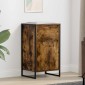 vidaXL Πλαϊνό γραφείο Καπνιστό Δρύς 43 x 36 x 75,5 εκ.