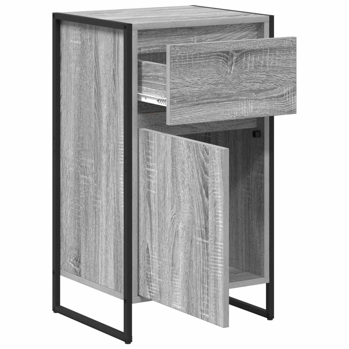 vidaXL Πλαϊνό γραφείο Γκρίζο Σονομα 43 x 36 x 75,5 εκ.
