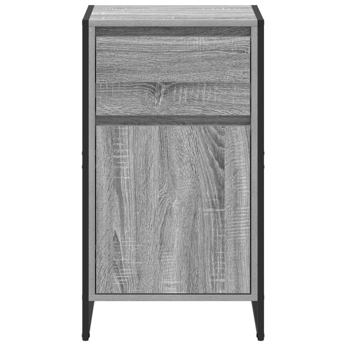 vidaXL Πλαϊνό γραφείο Γκρίζο Σονομα 43 x 36 x 75,5 εκ.