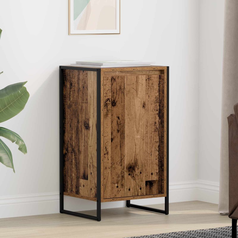 vidaXL Πλαϊνό γραφείο Παλιό Ξύλο 43 x 36 x 75,5 εκ. Επεξεργασμένο Ξύλο