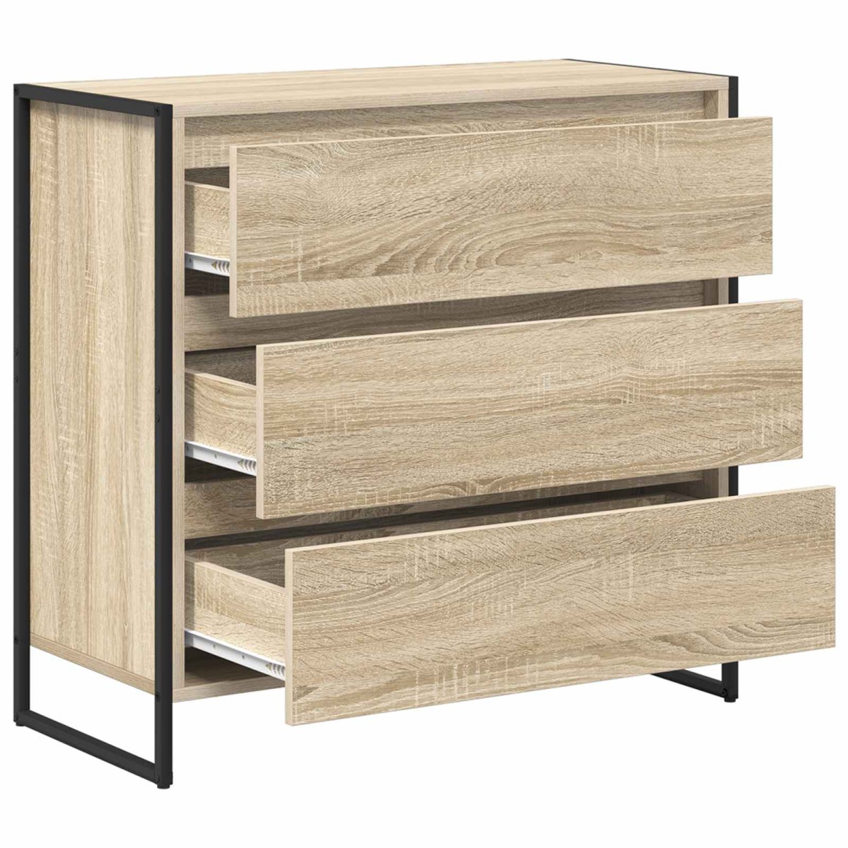 vidaXL Πλαϊνό γραφείο Σονόμα 79 x 36 x 75.5 εκ. Επεξεργασμένο Ξύλο