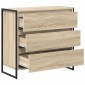vidaXL Πλαϊνό γραφείο Σονόμα 79 x 36 x 75.5 εκ. Επεξεργασμένο Ξύλο