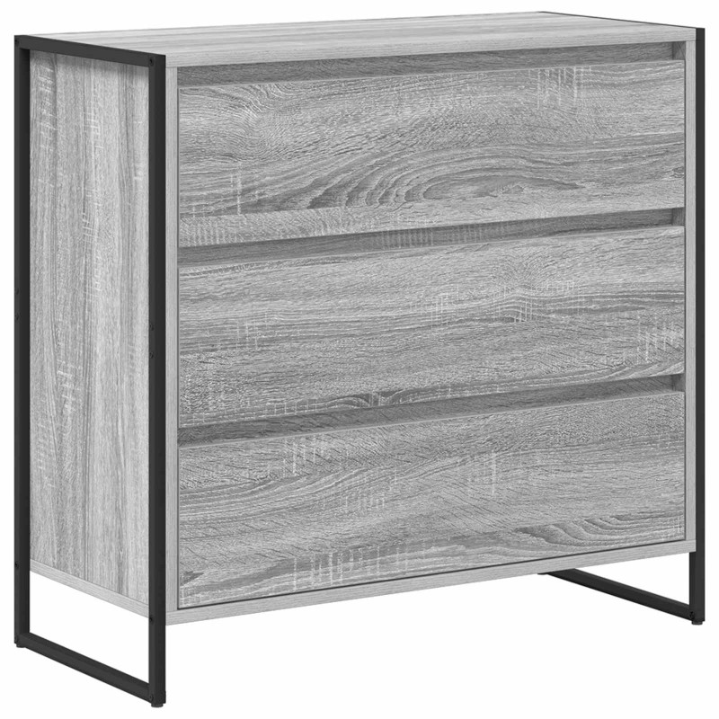vidaXL Πλαϊνό γραφείο Γκρίζο Σονομα 79 x 36 x 75.5 εκ.