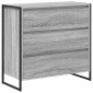 vidaXL Πλαϊνό γραφείο Γκρίζο Σονομα 79 x 36 x 75.5 εκ.