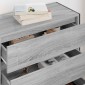 vidaXL Πλαϊνό γραφείο Γκρίζο Σονομα 79 x 36 x 75.5 εκ.