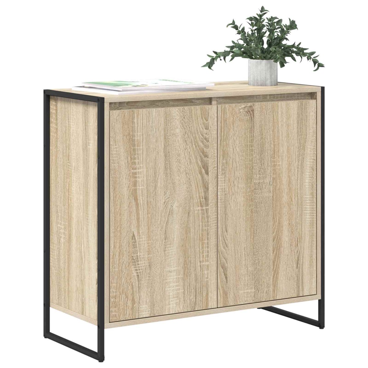 vidaXL Βοηθητικό ντουλάπι Σονόμα 79 x 36 x 75 εκ Επεξεργασμένο Ξύλο